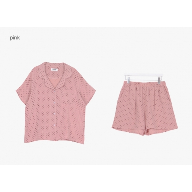 23S/S 預訂｜JUUNEEDU Caramel Dot Cotton Pajamas (3 COLOR)