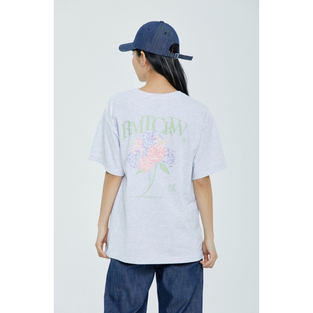 預訂｜ROMANTIC CROWN x WOOZI 23SS WATER PRINTING FLOWER TEE SHIRT