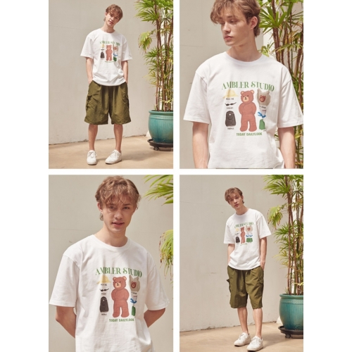 23S/S 預訂｜AMBLER DRESSING A BEAR T-SHIRTS