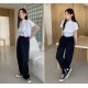 夏季預訂｜MUAHMUAH STITCH LOGO CROP HALF SHIRT