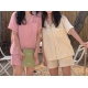 23S/S 預訂｜JUUNEEDU Caramel Dot Cotton Pajamas (3 COLOR)
