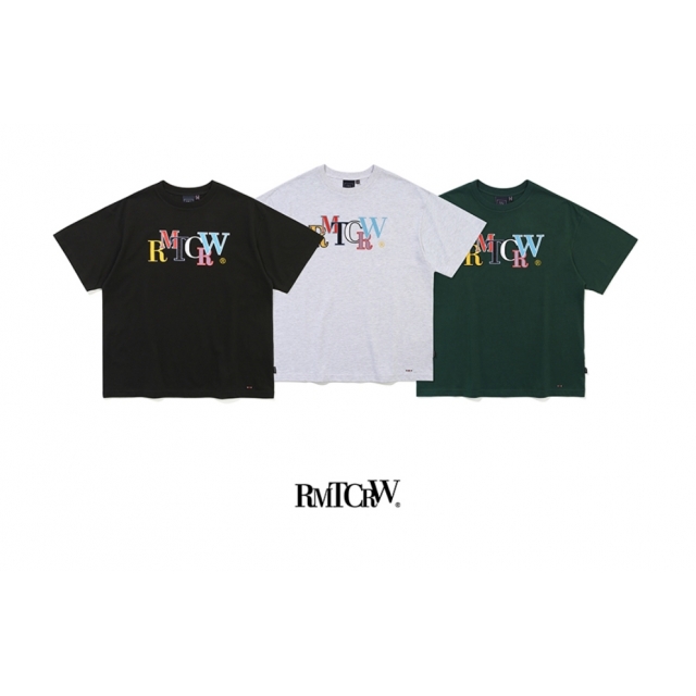 預訂｜ROMANTIC CROWN x WOOZI 23SS RAINBOW LOGO TEE SHIRT
