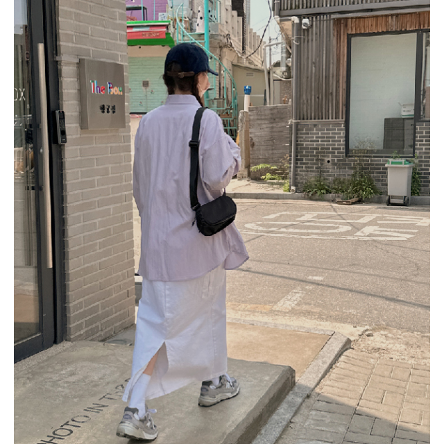夏季預訂｜單口袋男友風寬鬆恤衫