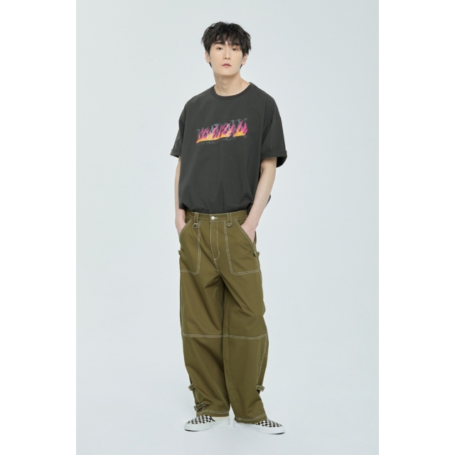 預訂｜ROMANTIC CROWN x WOOZI 23SS BLAZE LOGO TEE SHIRT