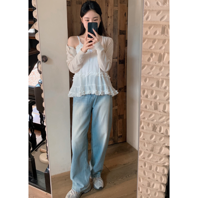 夏季預訂|夏日兩色水洗牛仔寛褲 夏季預訂|夏日兩色水洗牛仔寛褲