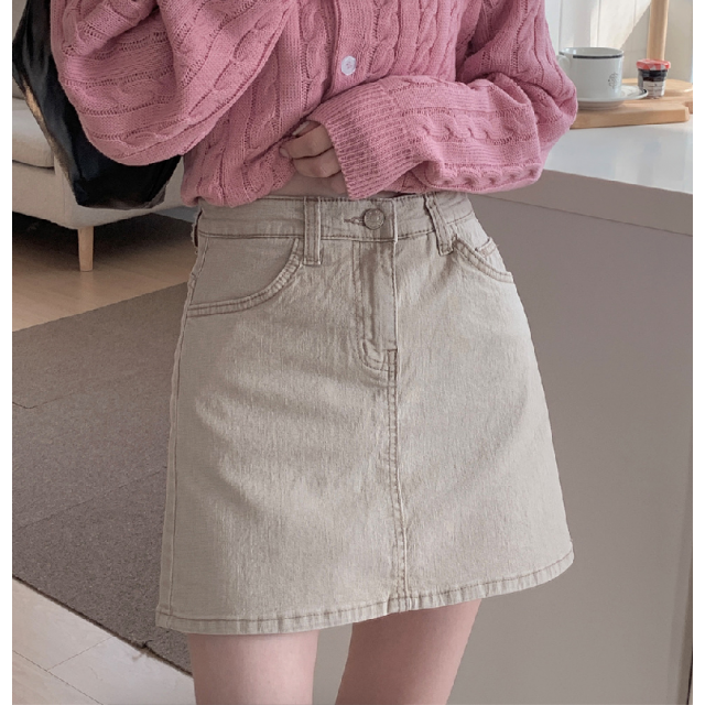 夏季現貨｜VINTAGE 修身牛仔短裙