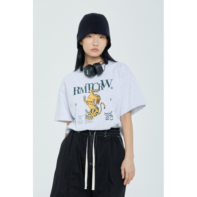 預訂｜ROMANTIC CROWN x WOOZI 23SS REEL TIGER TEE SHIRT