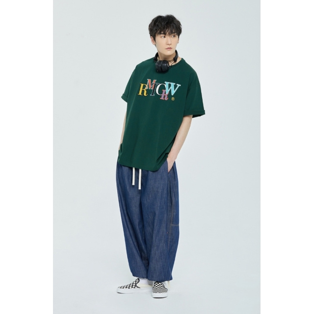 預訂｜ROMANTIC CROWN x WOOZI 23SS RAINBOW LOGO TEE SHIRT