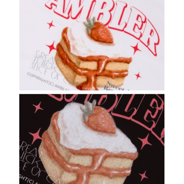 23S/S 預訂｜AMBLER PIECE OF CAKE CROP T-SHIRTS