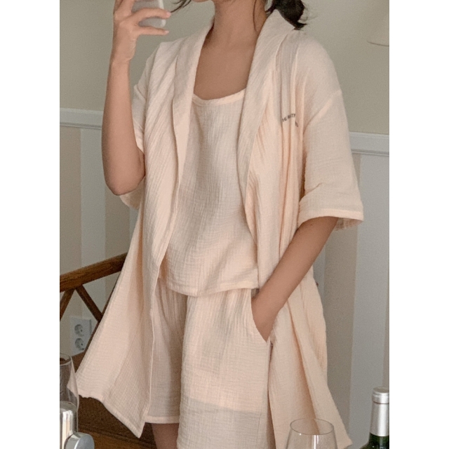 23S/S 預訂｜JUUNEEDU 2 Way Robe Pajamas (6 COLOR)