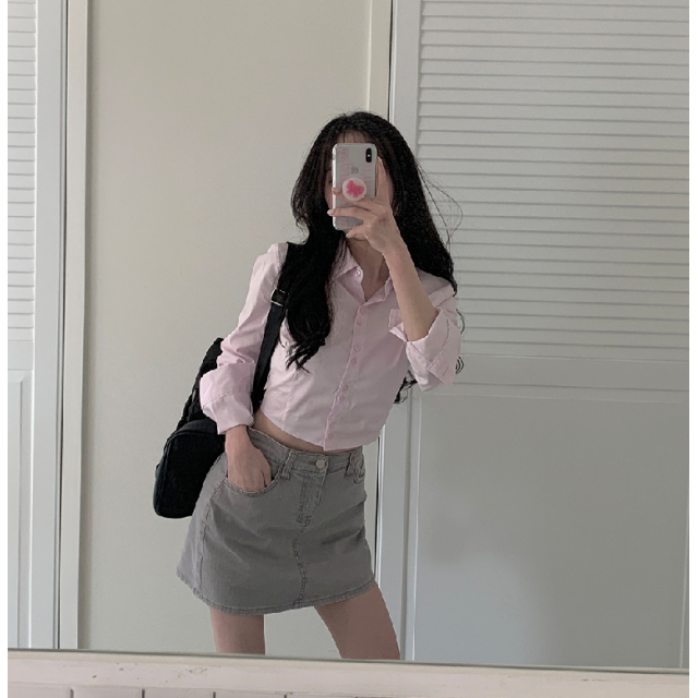 夏季現貨｜VINTAGE 修身牛仔短裙