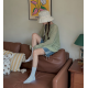 夏季預訂｜VINTAGE拼色撕邊牛仔短寬褲