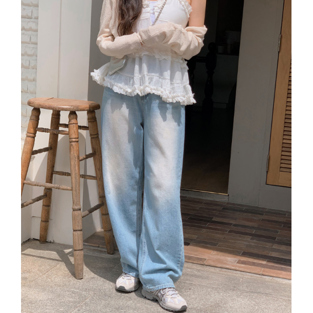 夏季預訂|夏日兩色水洗牛仔寛褲 夏季預訂|夏日兩色水洗牛仔寛褲