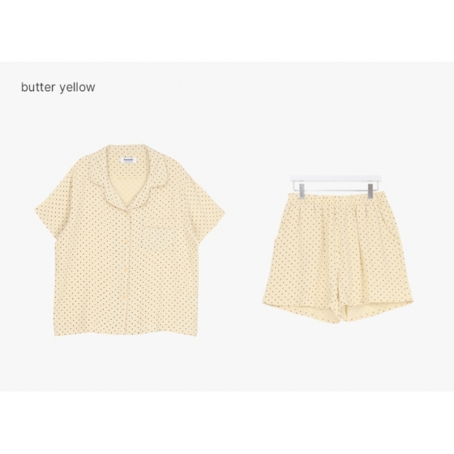 23S/S 預訂｜JUUNEEDU Caramel Dot Cotton Pajamas (3 COLOR)