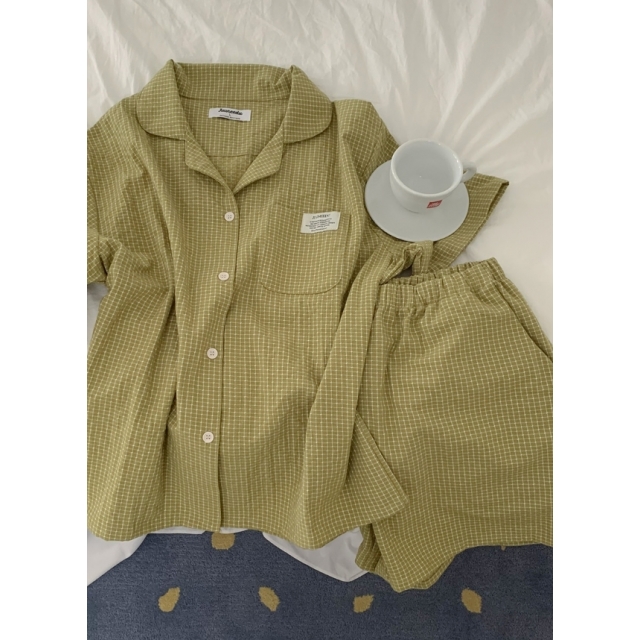 23S/S 預訂｜JUUNEEDU Basket Check Pajamas (6 COLOR)