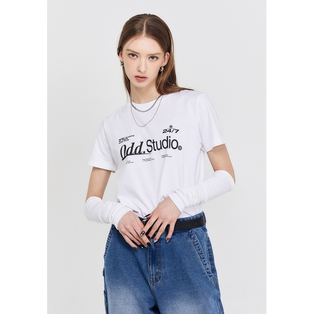 23SS 預訂｜ODD STUDIO SIGNATURE LOGO REGULAR FIT T-SHIRT