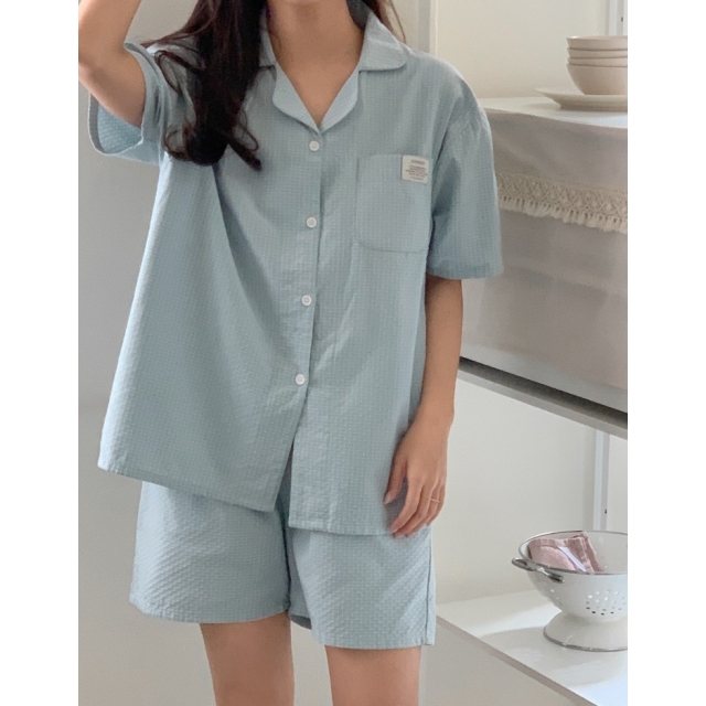 23S/S 預訂｜JUUNEEDU Basket Check Pajamas (6 COLOR)