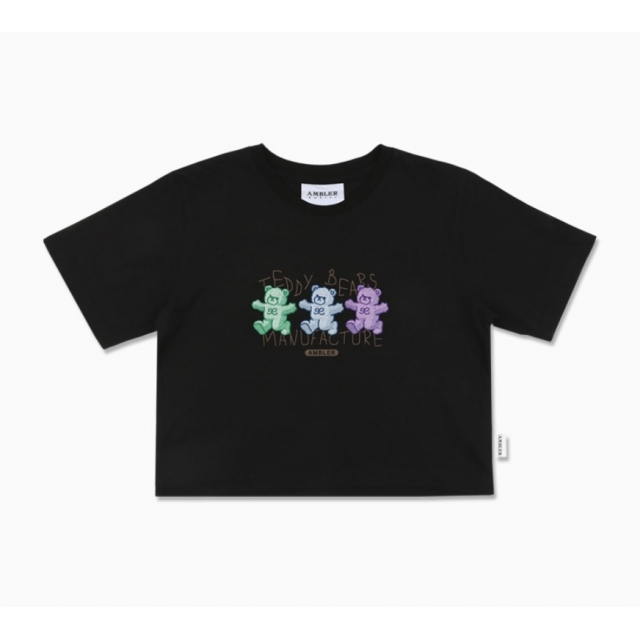23S/S 預訂｜AMBLER MANUFACTURE OF TEDDY CROP T-SHIRTS
