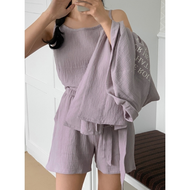 23S/S 預訂｜JUUNEEDU 2 Way Robe Pajamas (6 COLOR)