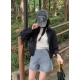 預訂|SLOWAND 自家製 #SLOWMADE. Fog-Blue Shorts 預訂|SLOWAND 自家製 #SLOWMADE. Fog-Blue Shorts