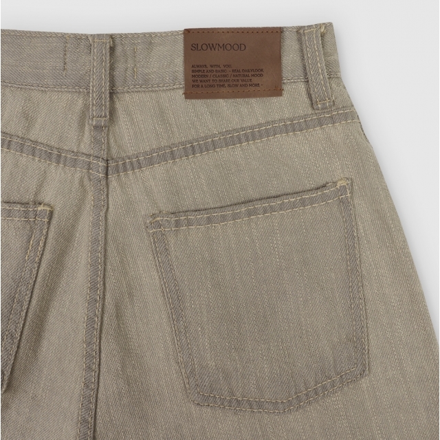 預訂｜SLOWAND 自家製 #SLOWMADE. Smoked Beige Pants