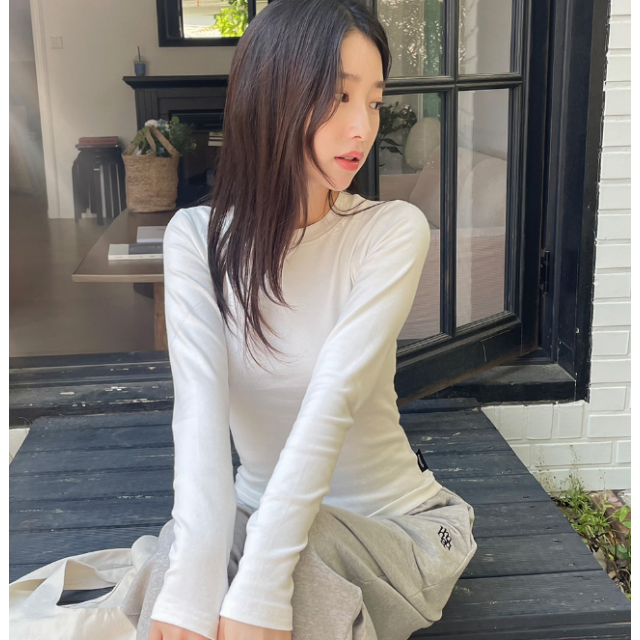預訂｜MUAHMUAH SLIM FIT REGULAR LONG SLEEVE T-SHIRT