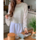 夏季預訂|紋路MIX半透長袖T恤 夏季預訂|紋路MIX半透長袖T恤