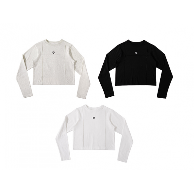 預訂｜MUAHMUAH STITCH LINE CROP T-SHIRT