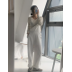 夏季預訂|清新白色系工人長褲 夏季預訂|清新白色系工人長褲