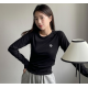 預訂｜MUAHMUAH STITCH LOGO BASIC LONG SLEEVE T-SHIRT