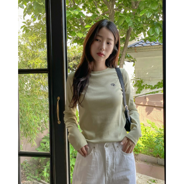 預訂｜MUAHMUAH STITCH ROUND LONG SLEEVE T-SHIRT