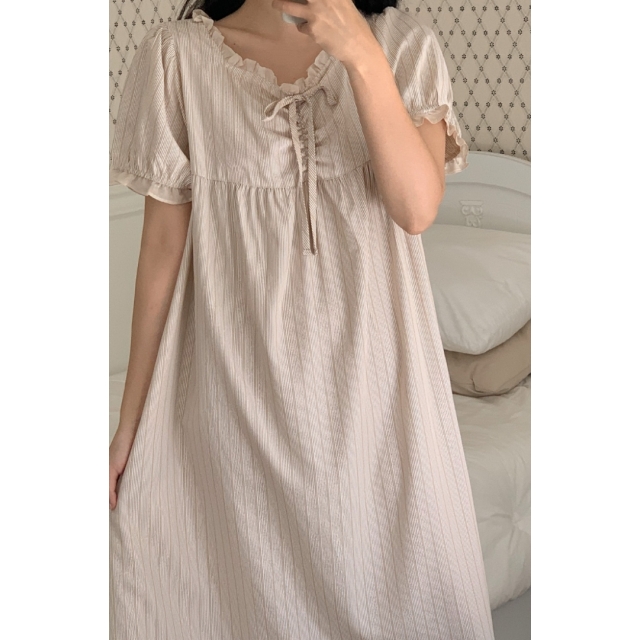 23S/S 預訂｜JUUNEEDU Mute Frill Pajamas (2 COLOR)