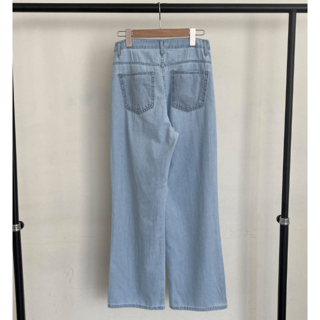 夏季預訂|夏日雙色涼快牛仔寬褲 夏季預訂|夏日雙色涼快牛仔寬褲