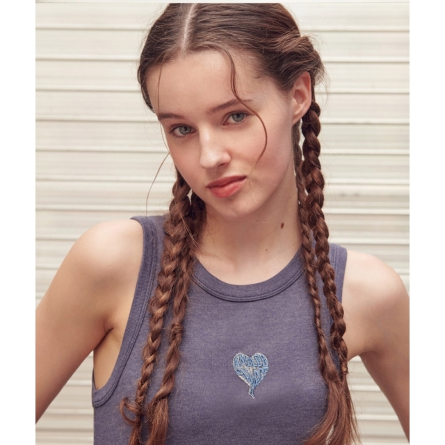 23S/S 預訂｜AMBLER HEART SUNSET SLEEVELESS
