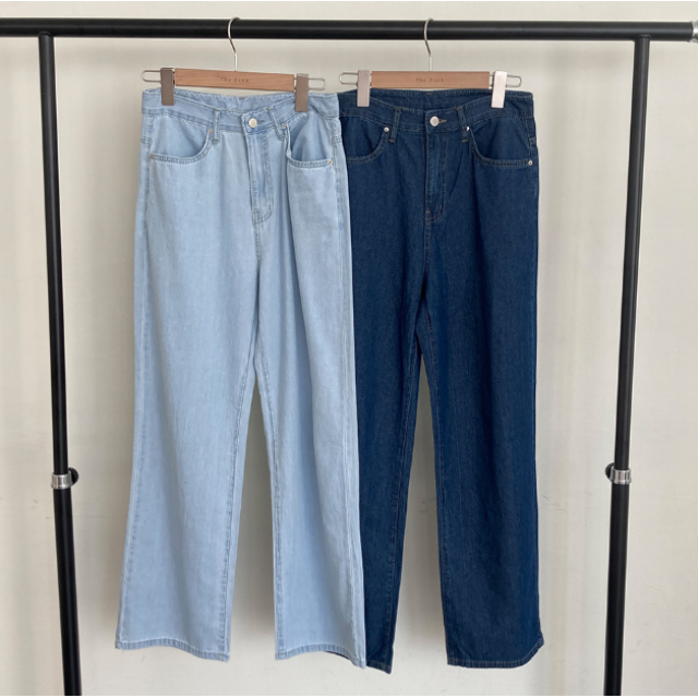 夏季預訂|夏日雙色涼快牛仔寬褲 夏季預訂|夏日雙色涼快牛仔寬褲