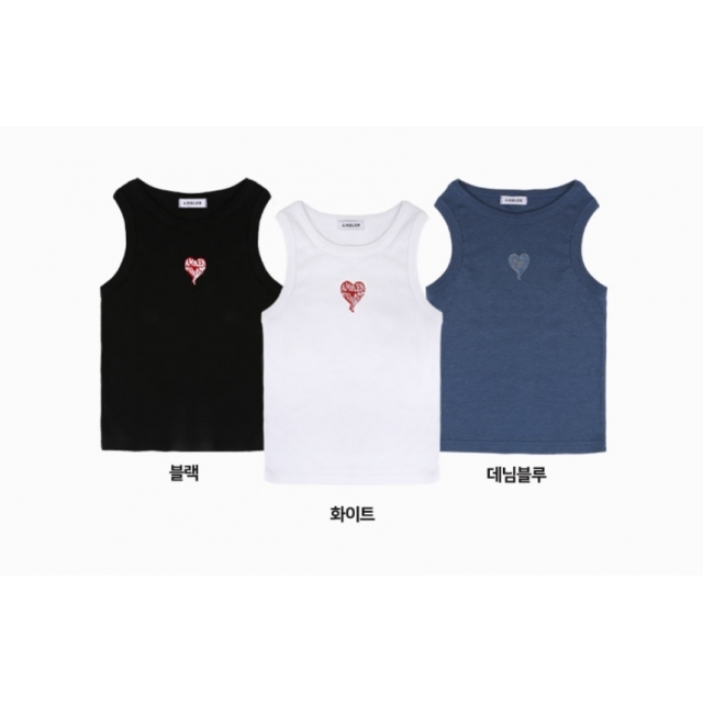 23S/S 預訂｜AMBLER HEART SUNSET SLEEVELESS