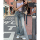 夏季預訂|三重點水洗牛仔喇叭褲 夏季預訂|三重點水洗牛仔喇叭褲