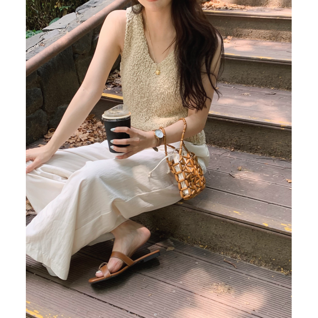 預訂｜SLOWAND 自家製 #SLOWMADE. Summer Mood Knit Sleeveless