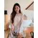 夏季預訂|紋路MIX半透長袖T恤 夏季預訂|紋路MIX半透長袖T恤
