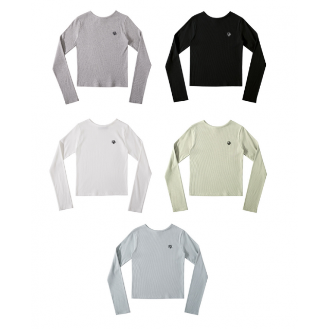 預訂｜MUAHMUAH STITCH ROUND LONG SLEEVE T-SHIRT