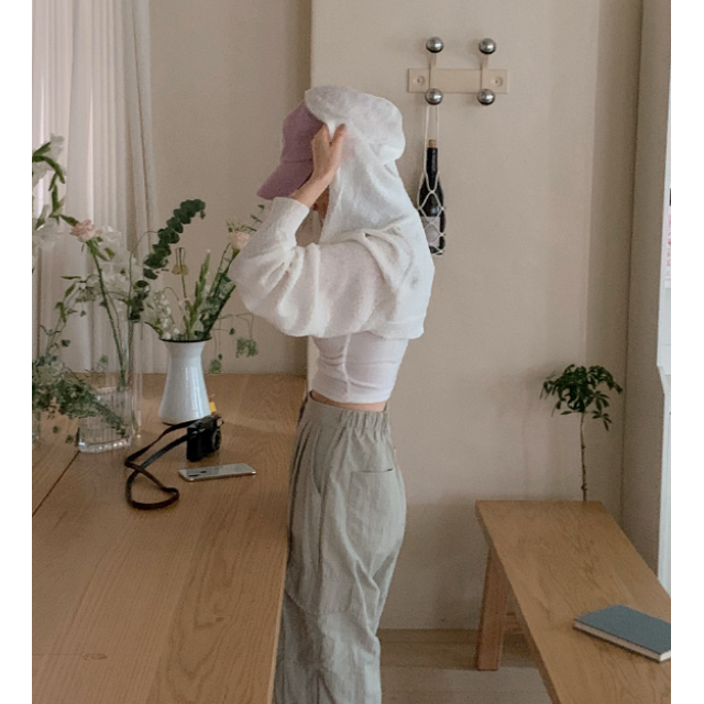 夏季預訂|HOODIE CROP 無釦針織外套 夏季預訂|HOODIE CROP 無釦針織外套