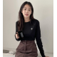 預訂｜MUAHMUAH STITCH ROUND LONG SLEEVE T-SHIRT