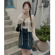 夏季預訂｜前後兩穿雙綁帶透視長袖上衣