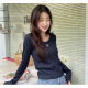 預訂｜MUAHMUAH STITCH U NECK LONG SLEEVE T-SHIRT