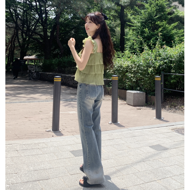 夏季預訂|三重點水洗牛仔喇叭褲 夏季預訂|三重點水洗牛仔喇叭褲