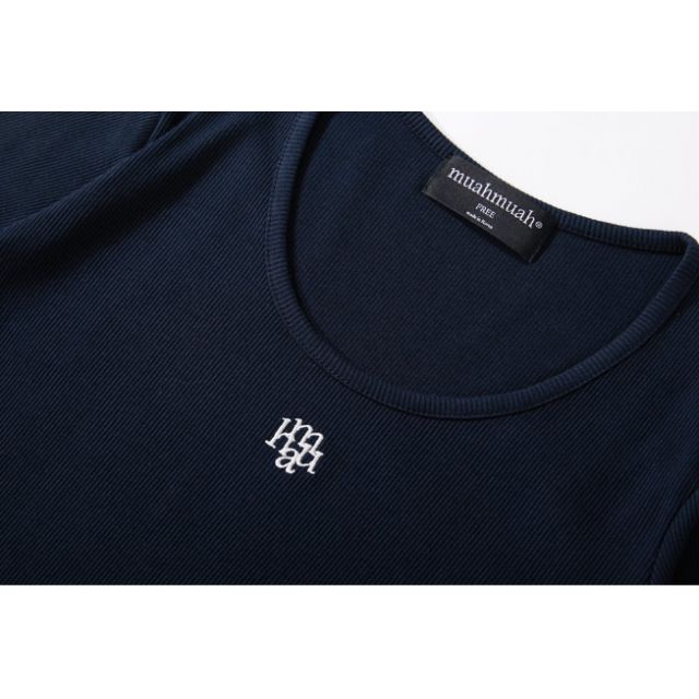 預訂｜MUAHMUAH STITCH U NECK LONG SLEEVE T-SHIRT