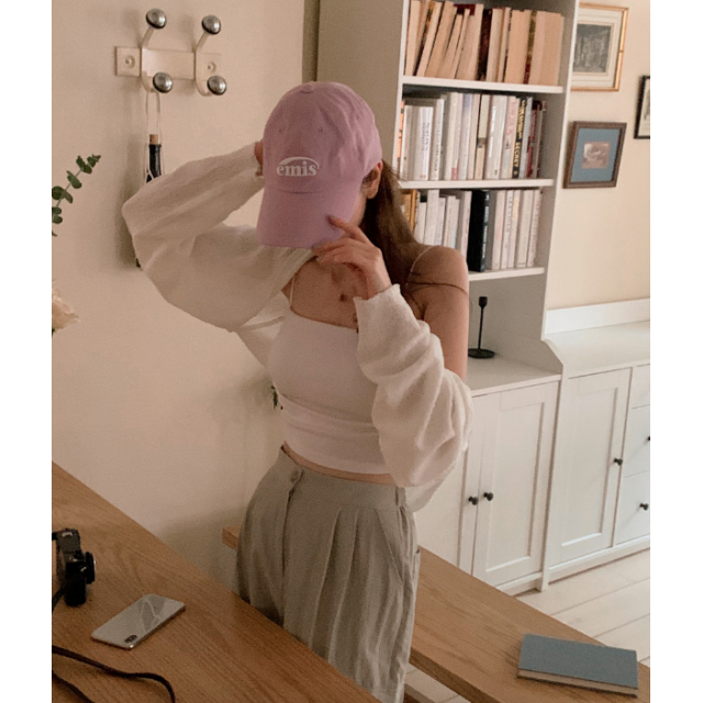 夏季預訂|HOODIE CROP 無釦針織外套 夏季預訂|HOODIE CROP 無釦針織外套