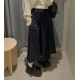 夏季預訂｜鬆緊腰側口袋牛仔長裙