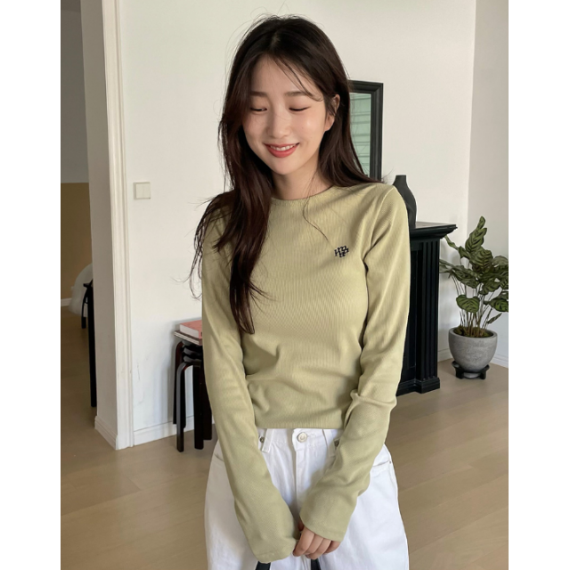 預訂｜MUAHMUAH STITCH ROUND LONG SLEEVE T-SHIRT