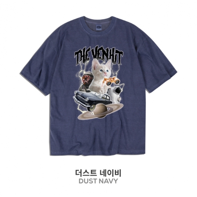 預訂｜VENHIT SPACE CAT OVERFIT T-SHIRT (男女可穿)